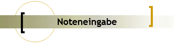 Noteneingabe