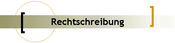 Rechtschreibung